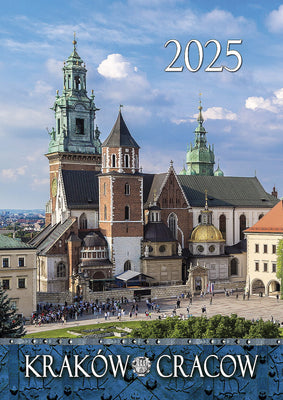 2025 Polska Poland KRAKOW Landscape Wall Calendar (Bilingual)