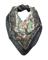 Traditional Polish Folk Head Scarf - Ukrainian Collection, Green