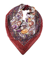 Traditional Polish Folk Head Scarf - Ukrainian Collection, Maroon