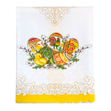 Polish Folk Easter Eggs with Chicks & Rooster Table Runner 39"x20"