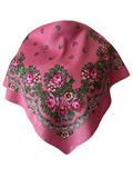 Traditional Polish Folk Head Scarf - Highlander Collection, Pink