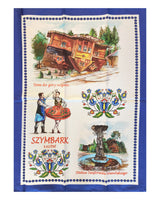 Polish Folk Art Kaszebe SZYMBARK Kitchen Towel